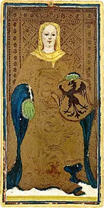 Visconti-Sforza card 03: L'Imperatrice