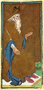 Visconti-Sforza card 04: L'Imperatore