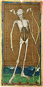 Visconti-Sforza card 13: La Morte